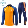 Juventus Trenings Collegegenser 2024-25 Kvart-Zip Oransje - Barn